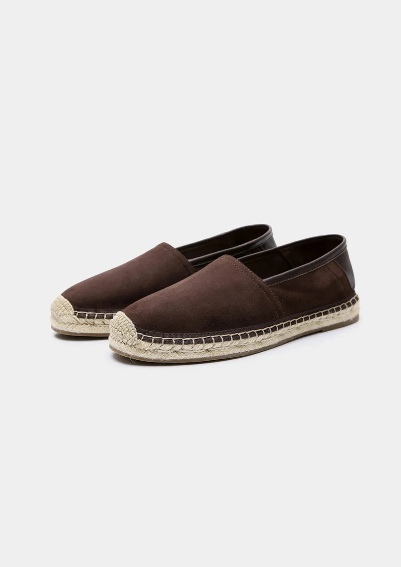 ESPADRILLES BORD DE MER - Marron foncé