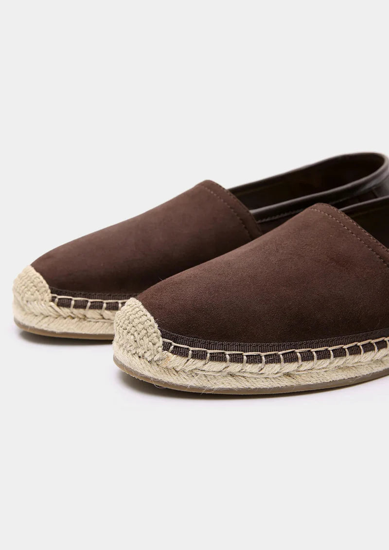 ESPADRILLES BORD DE MER - Marron foncé