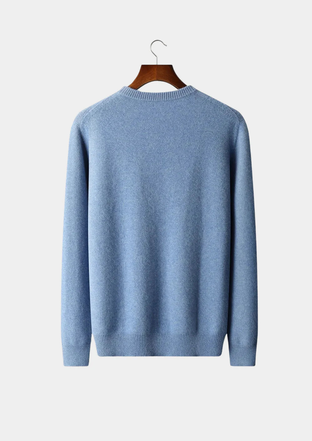 PURE EXTRA-FINE MERINO WOOL CLASSIC CREWNEC