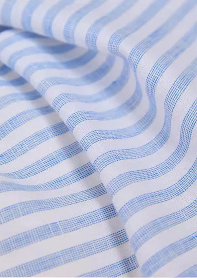 PORTOFINO STRIPED SEASIDE SHIRT- Light Blue