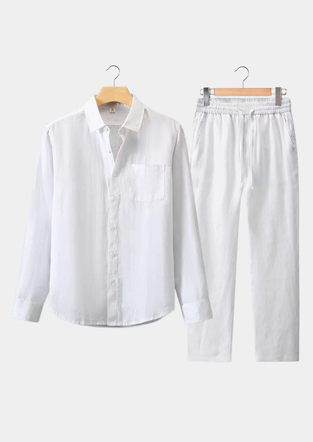 DOLCEVITA LONGSLEEVE SUMMER SET - ALL WHITE