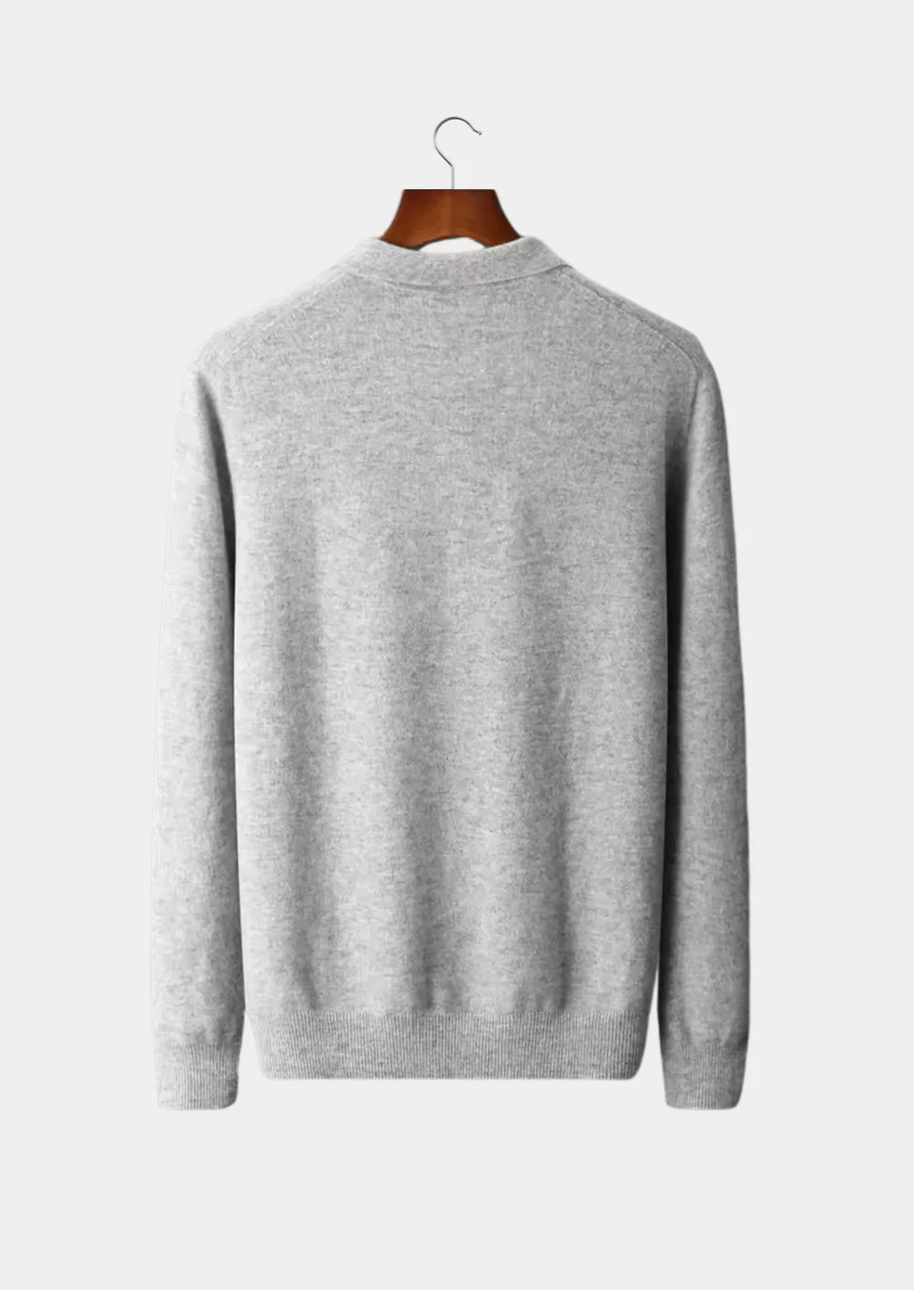 PURE EXTRA-FINE MERINO WOOL CLASSIC SWEATER POLO