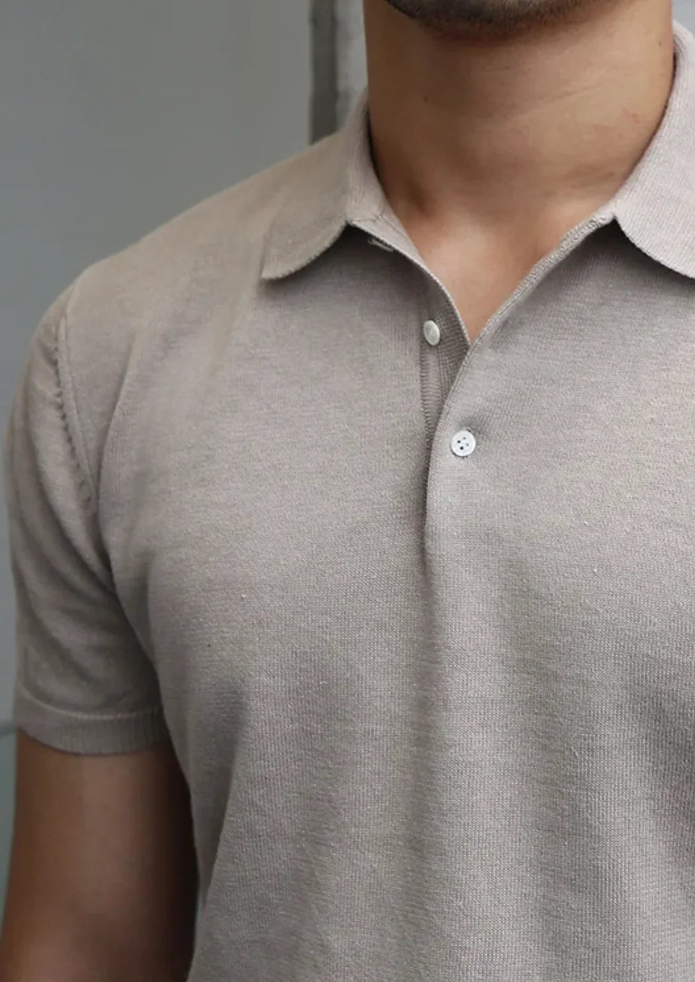 CANNES KNITTED POLO