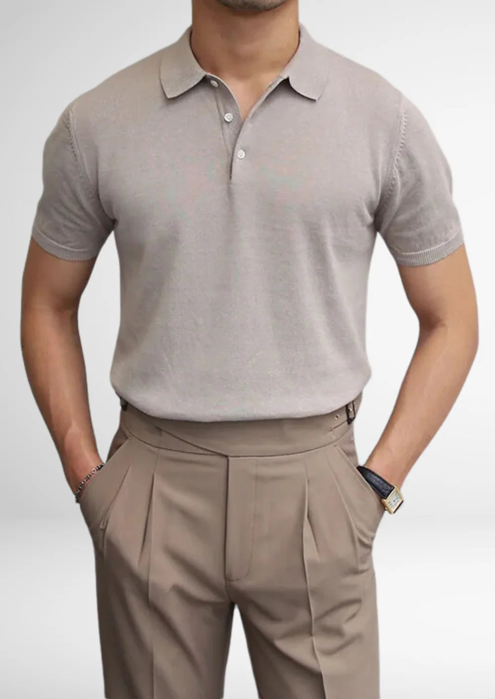 CANNES KNITTED POLO